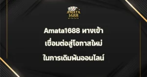 Amata1688 ทางเข้า